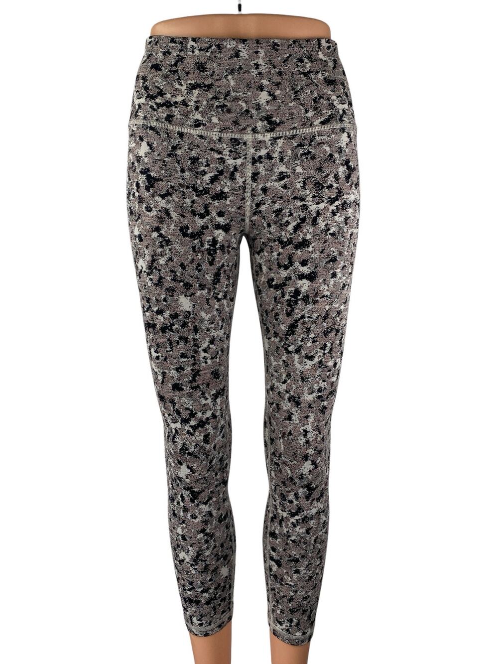 Athleta Women's Multicolored Abstract High Rise Activewear Yoga Leggings Pants S